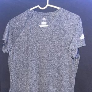 Adidas gray athletic tshirt